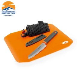 ست چاقو و تخته برش رولی جی اس آی GSI OUTDOORS SANTOKU